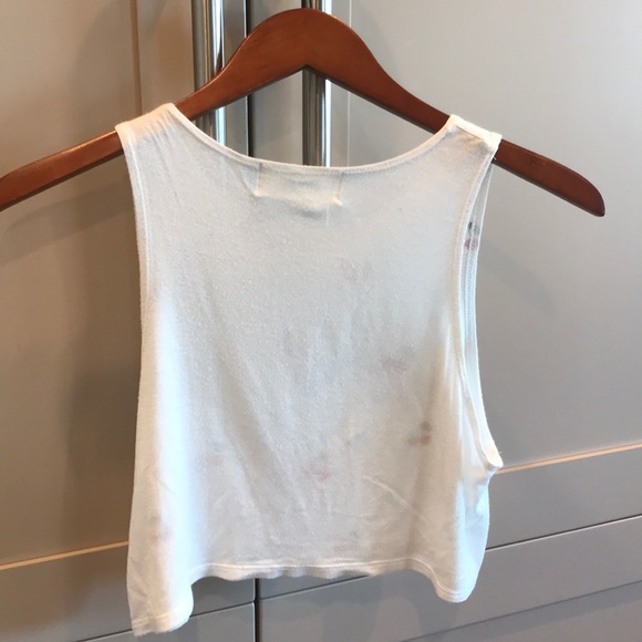 Cherries crop tank loose fit scoop SO CUTE CHERRY - Picture 5 of 5